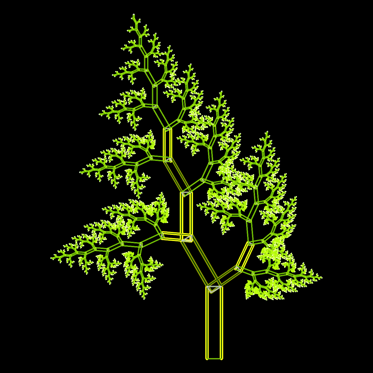 pythagoras tree - fir